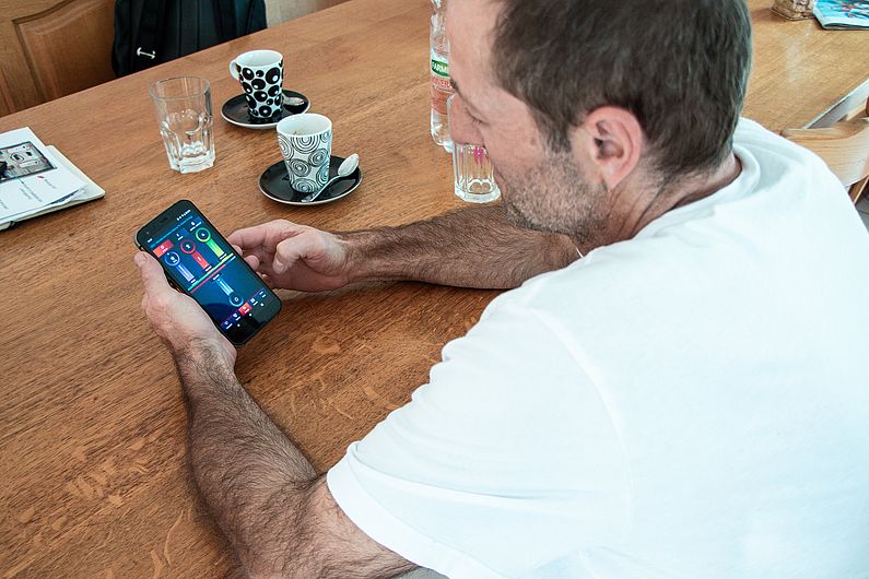 Thomas Manser verwendet ecocoach App