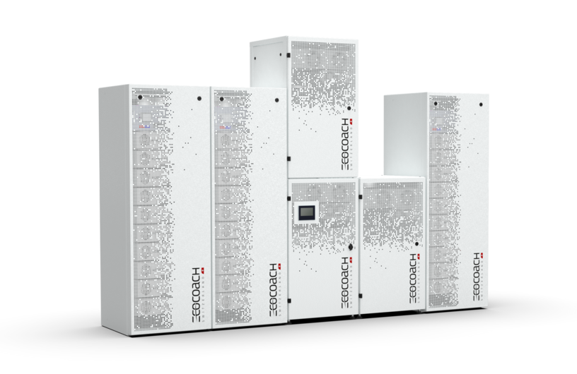 ecoBatteryHub Frontalnsicht 3 Systems