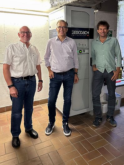 Team ecocach und Leitung Seniorenzentrum St. Antonius Caritas