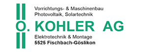 Partner Logo O. Kohler AG Photovoltaik, Solartechnik