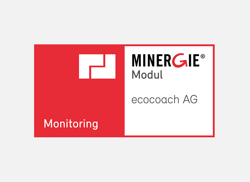 Mitgliedschaft und Kooperation ecocoach AG mit minergie modul monitoring